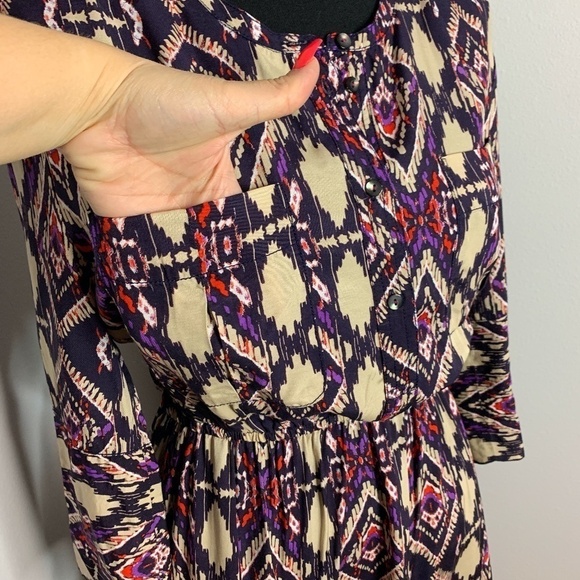 Anthropologie Holding Horses Aztec Dress - Picture 4 of 7